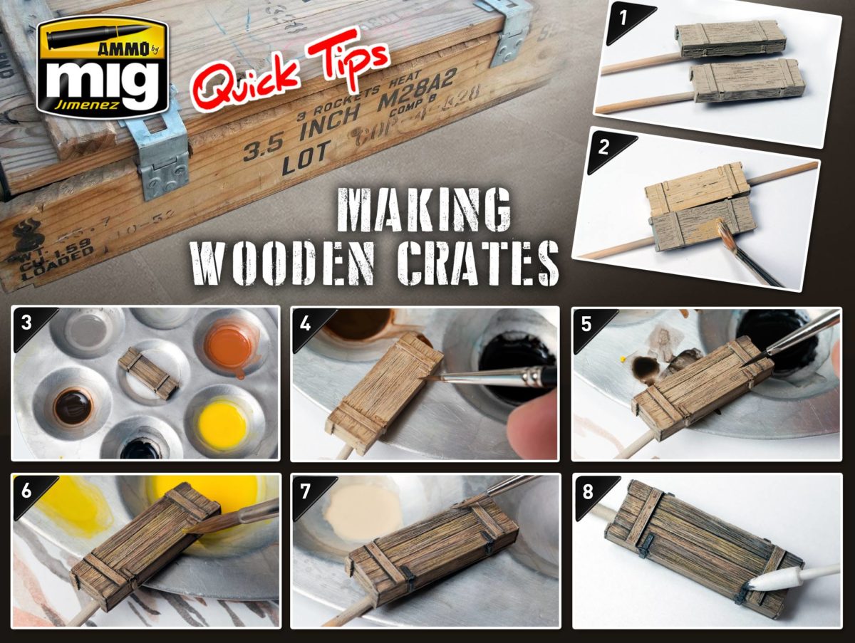 Painting Wooden Crates