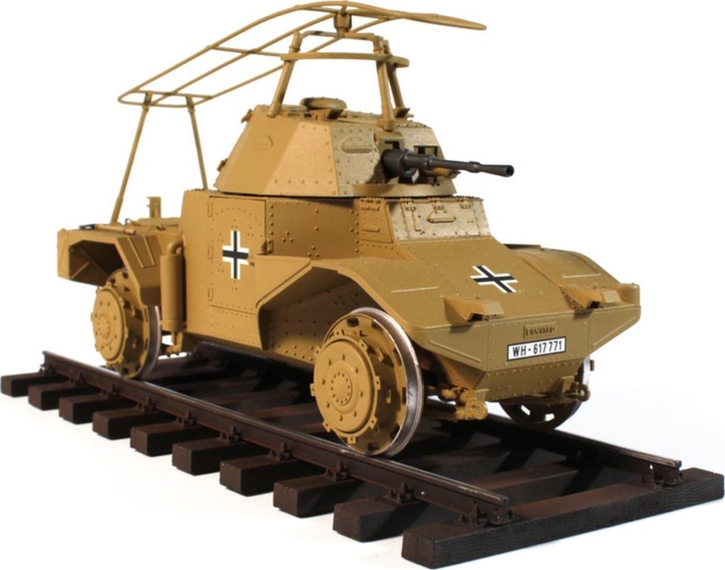 InSCALE German Panzerspahwagen P204f Railway icm40432 3 2