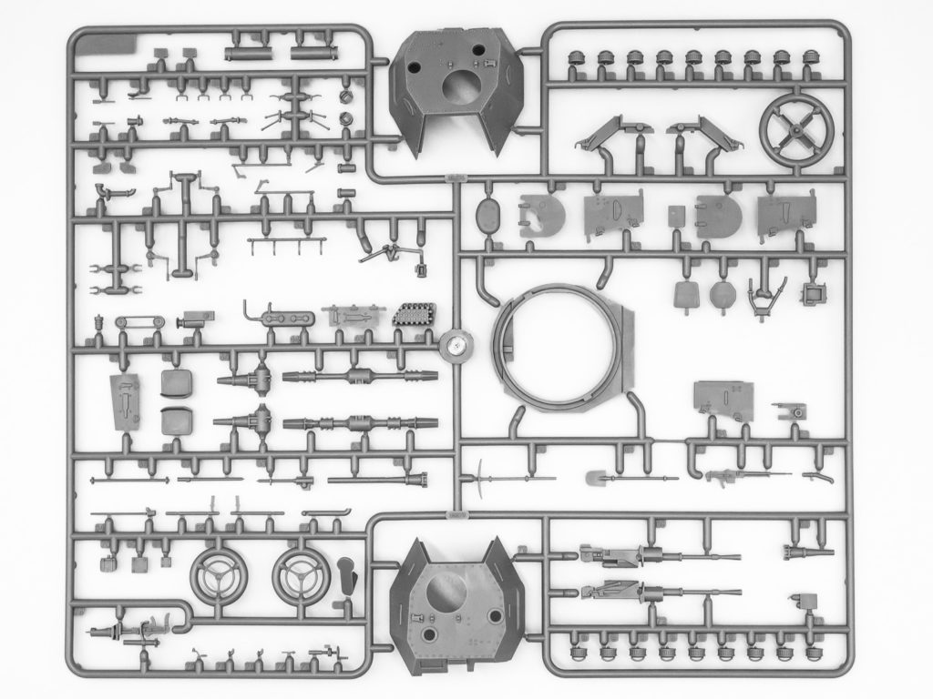 InSCALE Panzerspahwagen P 204 f German Railway Service Sprue Grayscale C