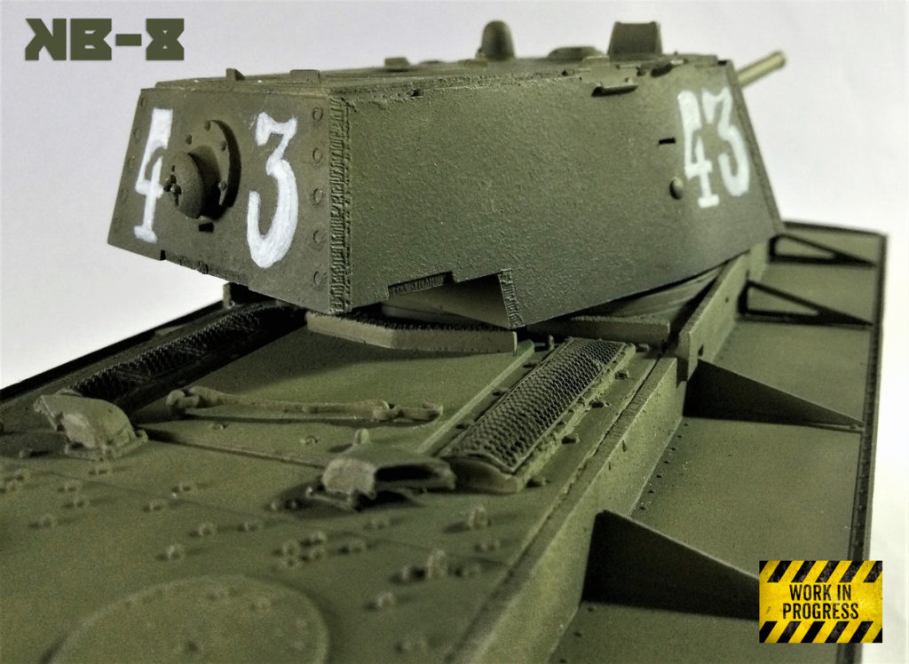 KB-8-(KV-8)-No53 KB-8 M1942 огнеметный танк (Ognemetniy Tank)