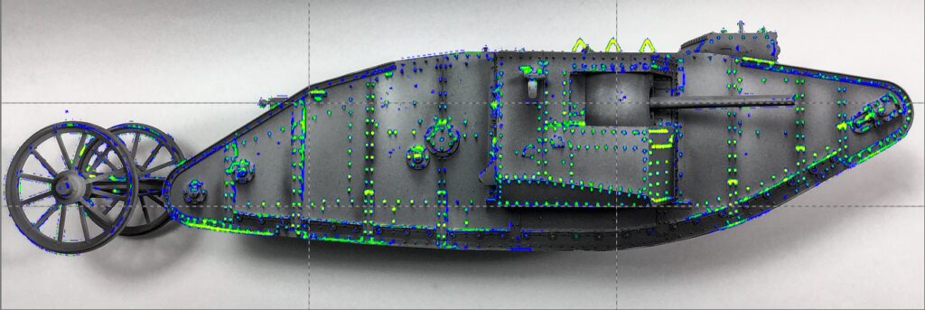 Focus Peaking WWI Mk.1 Male Tank Thematic Pre-Shading