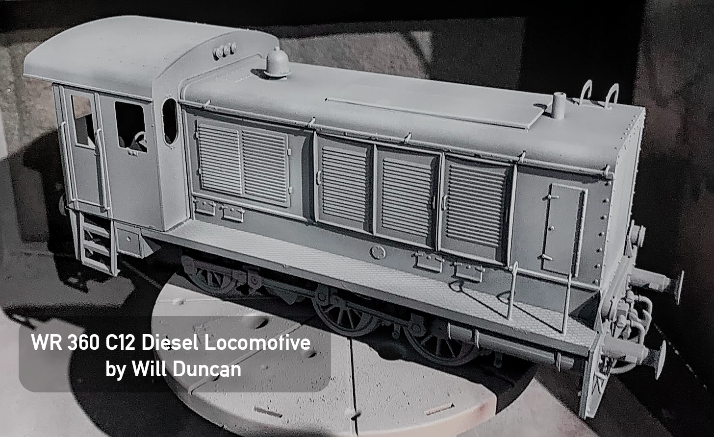 WR 360 C12 Diesel locomotive 1-35 scale