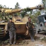 TIGER I with crew members near the Leningrad front mid 1943