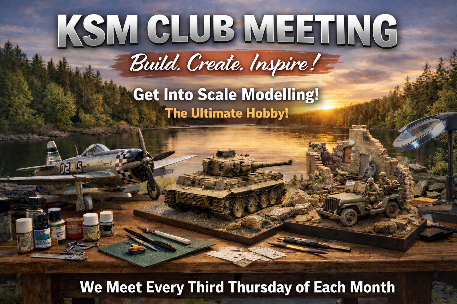 KSM Club Meeting Every Third Thursday