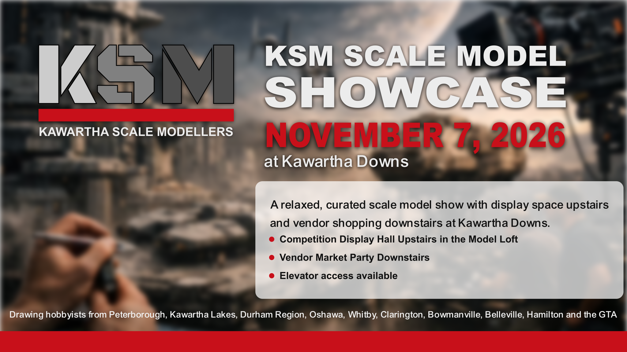 KSM Scale Model Showcase 2026 Poster