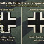 Luftwaffe Balkenkreuz application comparison