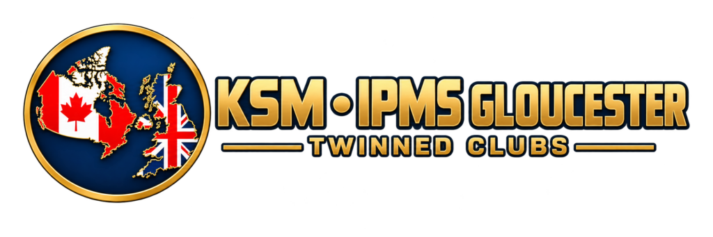 KSM-IPMS GLOUCESTER - Canada–UK Twinned Clubs Badge