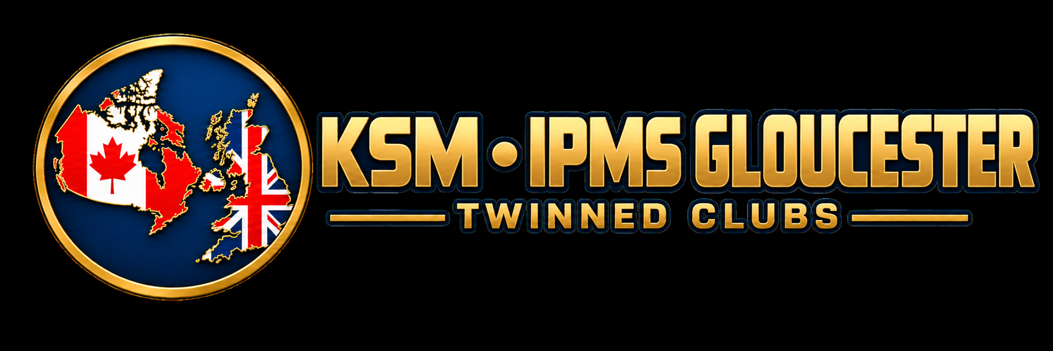 KSM•IPMS Gloucester Twinned Clubs Emblem